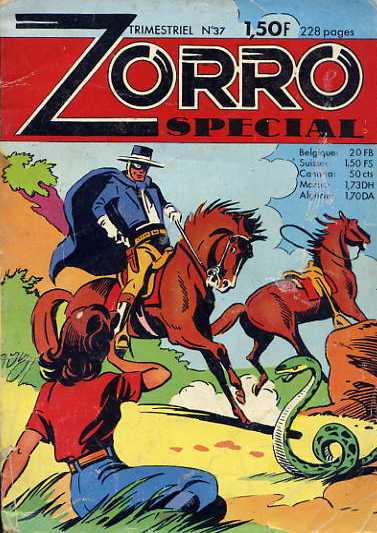 Scan de la Couverture Zorro Spcial n 37